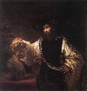 Aristotle with a Bust of Homer  jh Rembrandt